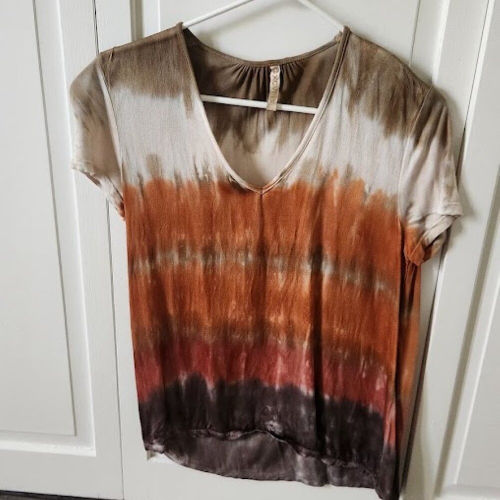 XCVI Ombre Tie-Dye Top - Sunset Colors!